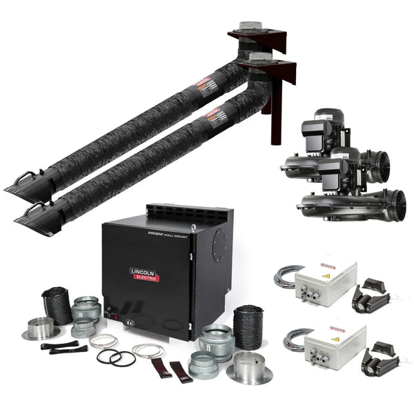 Lincoln Prism Wall Mount Mechanized Cleaning One Pak, Dual