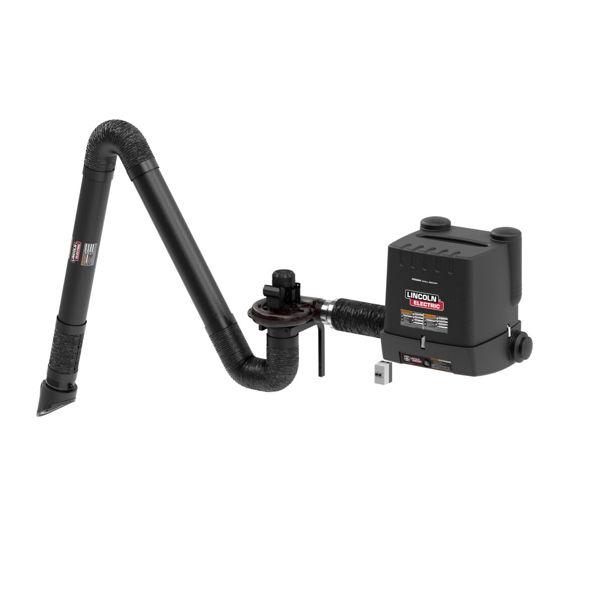 Lincoln Prism Wall Mount One Pak MERV 14, Single Flexible 13 ft. Arm, Starter/ Overload K4261-3 - WeldingMart.com