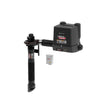 The Lincoln Prism Wall Mount One Pak MERV 14 features a single telescopic 4-6 ft. arm and a starter/overload unit (K4261-15), with prominent branding and warning labels, plus a wall-mount gray electrical component.