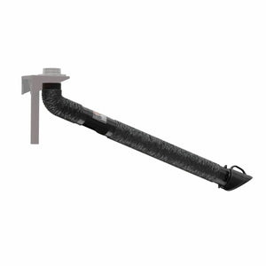 Lincoln Prism Wall Mount Telescopic Fume Arm 5-8 ft K1655-14 for welding, flexible black extractor, nozzle, wall-mounted.