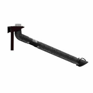 Lincoln Prism Wall Mount Telescopic 5-8 ft. Fume Arm K1655-14 for welding, exhaust, and fume ventilation; wall-mount compatible.