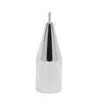 The Lincoln PT006 Tip 1/16 in (1.6 mm) Round KP52047-1, a metallic, cylindrical-base sensor tip with a short protruding rod, stands upright against a white background.