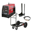 Lincoln Ranger 305 LPG Engine Driven Welder Kohler One-Pak (K3430-2) with wheeled cart, bracket, clamp—welding equipment.