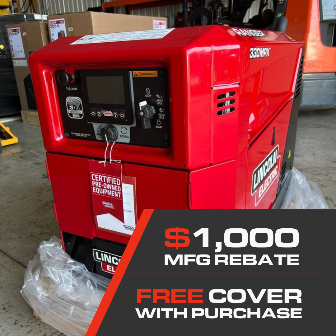 Lincoln Ranger 330MPX Low Hour Factory Demo Engine Driven Welder Generator Kohler - U3459-1 - WeldingMart.com