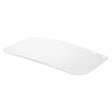 Lincoln KP3164-1 replacement face shield insert for welding helmets; clear, curved with attachment holes; fits Lincoln gear.