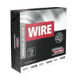 A black and silver box labeled “WIRE” in red and white, with “Special Alloys” below, contains Lincoln SA9CRWV-32 9CRWV Submerged Arc SAW Welding Wire (3.2 mm, 25 kg). The Lincoln Electric logo, icons, ISO 9001:14001 certification, and www.lincolnelectric.eu are featured.
