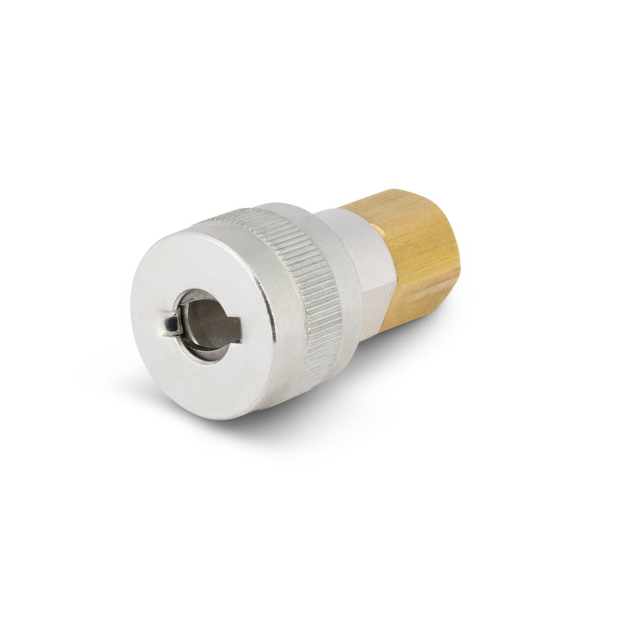 Lincoln SAR Schrader 1/4 inch socket with 1/4 inch female NPT KP5526-1 for VIKING 3250D FGS supplied air respirator - view 2