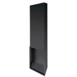 Lincoln K2752-7 Silencer/Outlet Duct for welding shops, black metal, tall rectangular design, fits downdraft table silencer.