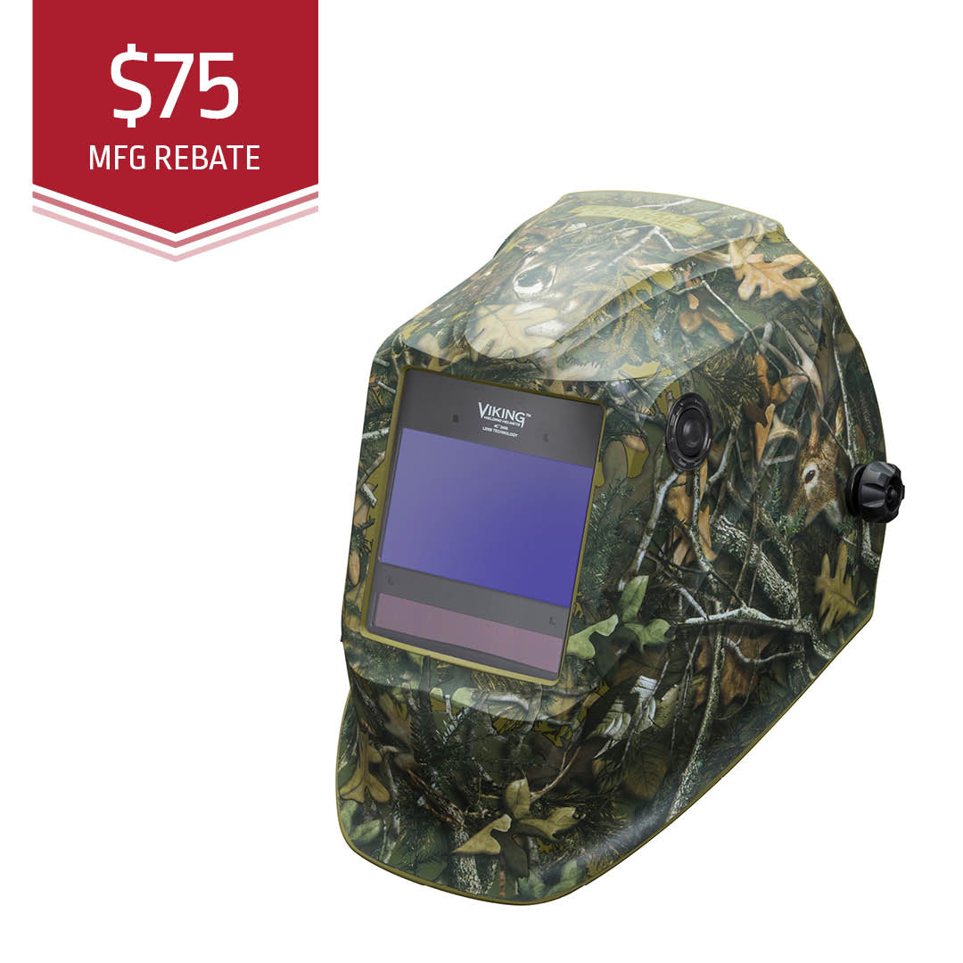 Lincoln VIKING 2450 ADV Series White Tail Camo Welding Helmet - K4411-5 - WeldingMart.com