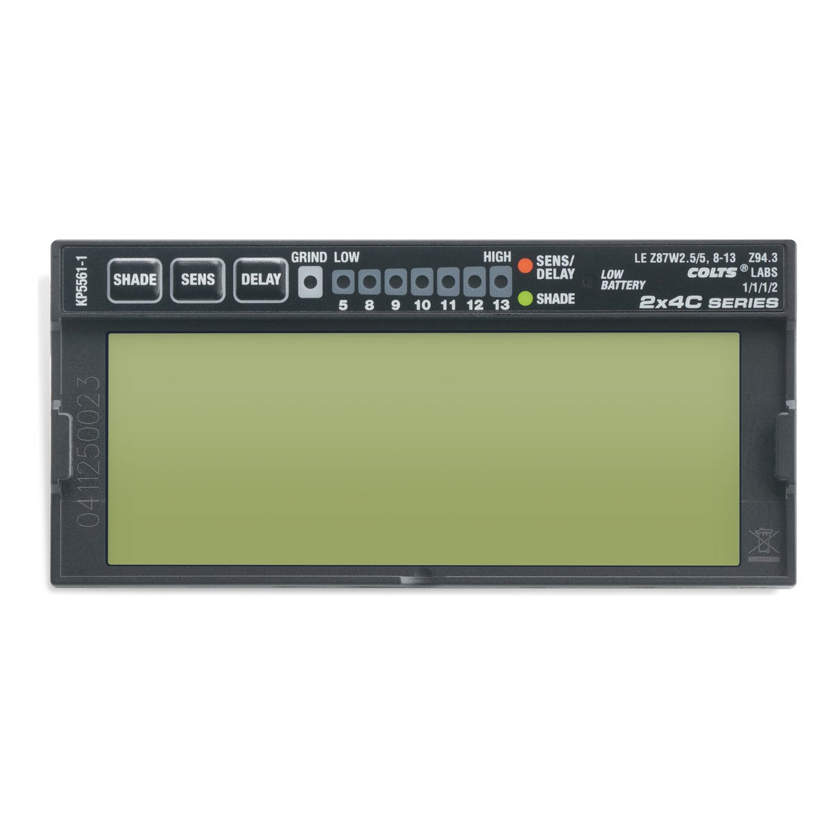 Lincoln VIKING 2x4C Series Auto Darkening Lens with Digital Controls, Variable Shade 5, 8-13 KP5561-1 - image 2