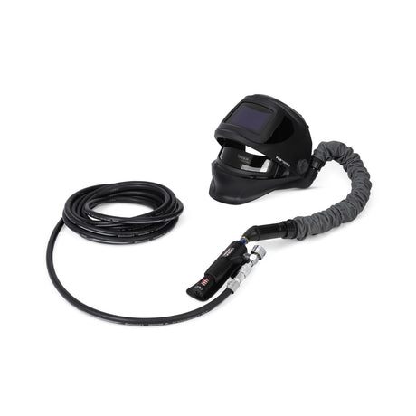 Lincoln VIKING 3250D FGS SAR supplied air respirator K5443-2 with helmet, air regulator and 25 foot industrial interchange input hose