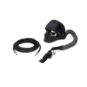 Lincoln VIKING 3250D FGS SAR supplied air respirator K5443-2 with helmet, air regulator and 25 foot industrial interchange input hose - view 2