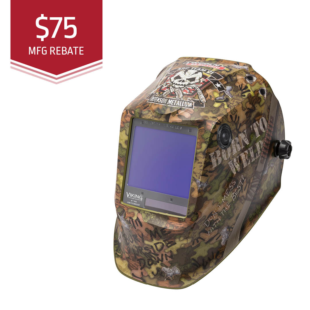 Lincoln VIKING 3350 Born To Weld Welding Helmet - K3616-4 - WeldingMart.com