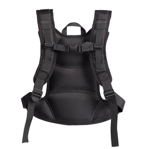 Lincoln VIKING PAPR BACK PACK KP5309-1—black, flame-resistant padded harness for welding PPE, adjustable straps, chest buckle.