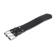 Lincoln VIKING PAPR Belt Extension KP3939-1, black welding belt with silver buckle, metal rivets; fits up to 60 in; on white background.