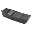 Lincoln VIKING PAPR Lithium Ion Battery KP3937-1 for welding helmets, with visible label, safety icons, and sliding lock switch.