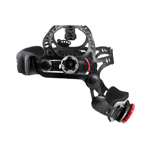 Close-up of Lincoln VIKING X6 Headgear Kit KP4470-1 with adjustment knobs and padding, top choice in welding helmet accessories.