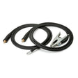 The Lincoln Weld Cable Package K1803-2 includes a 10 ft 2/0 cable set with Tweco male, GC500 clamp, and lug ends—ideal work and power leads for connecting welding machines.