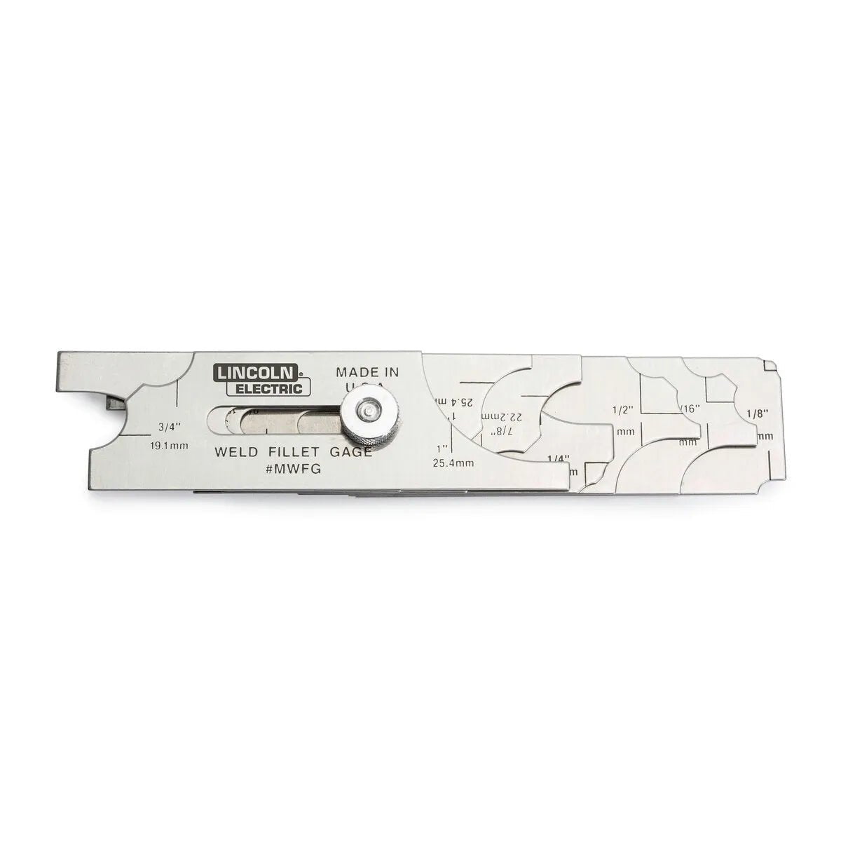 Lincoln Weld Fillet Gauge Stainless Steel 7 Piece Set K3720-1 - WeldingMart.com