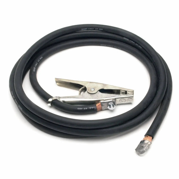 Lincoln Work Lead Lug & GC500 Ground Clamp (4/0, 600A, 60%) 15 ft (15.