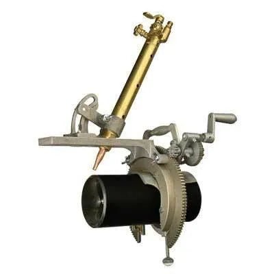 Mathey MSA Saddle Cutting Machine with 1.5-4in spacer bolts, precision hand cranks for black pipe welding and cutting.