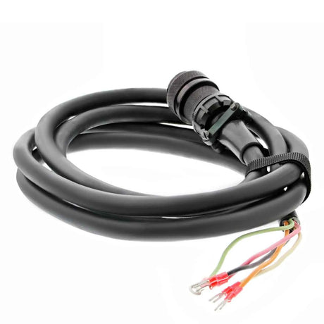 MK Products Cobramatic Wire Feeder Interface Cable 24V 8ft - Miller - 005-0816, a compact specialized cable for connecting Cobramatic wire feeders to Miller welding power sources in smaller work areas.

