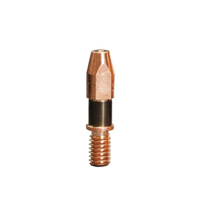 MK Products 3/64" Spring Loaded Contact Tip - 621-0333. This innovative contact tip features a spring-loaded mechanism for consistent wire contact, designed for 3/64" welding wire. It enhances wire feeding performance, improves arc stability, and extends consumable life, making it ideal for precision welding applications and automated processes.

