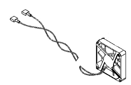 Professional-grade fan assembly designed for Cobra cooling systems, featuring reliable air circulation properties and durable construction, ensures consistent cooling performance in demanding welding environments.

