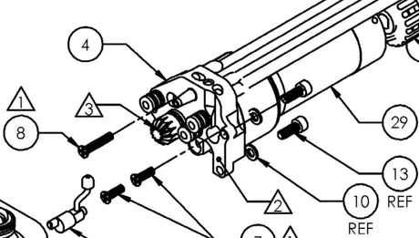 Professional-grade rear body assembly designed for AC series MX and LX models, featuring durable construction and precise manufacturing for consistent performance in demanding welding applications.

