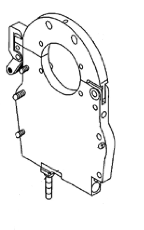 Professional-grade side plate base assembly designed for Channel II welding systems, featuring reliable structural support properties and durable construction, ensures consistent mounting foundation in demanding welding environments.

