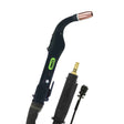 MK Products Cobra X-HD 14-Pin Air-Cooled Digital Push-Pull Welding Gun, 35ft, copper tip, with accessories on white background.