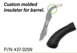 professional-grade custom molded barrel insulator designed for fixed gooseneck applications. ensures reliable electrical isolation and thermal protection.

