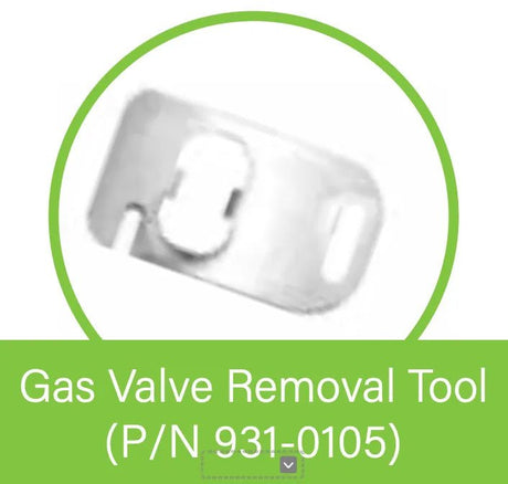 professional-grade maintenance tool - 931-0105 designed for gas valve removal operations. features precision engineering and proper leverage design. ensures safe and efficient valve maintenance procedures.

