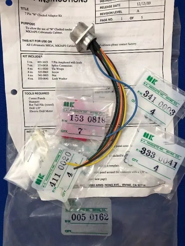 MK Products Kit Adapter 7 Pin w/ Cable - 005-0162