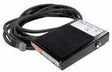 MK Products welding turntable on/off foot pedal, black, textured, coiled cable—essential hands-free control accessory for welders.