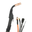 MK Python MK Compatible Push-Pull Welding Gun 50 ft, 225A, air-cooled, copper nozzle, 4 cables with different connectors.