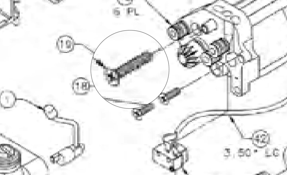 Professional-grade stainless steel Phillips flat head screw with 4-40 thread and 5/8 inch length, featuring 82-degree countersink design for secure fastening in welding equipment applications.

