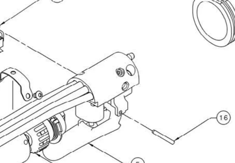 Professional-grade shoulder screw with 1/8 inch diameter designed for door mounting in MX systems, featuring durable construction and secure mounting properties for consistent performance in demanding applications.

