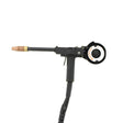 MK Products Sidewinder MiniSpool Gun 15ft 135A (322515), welding accessory with black handle, spool holder, nozzle, and cable.