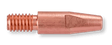 MK Products Tip 3/8 x .045ID Spray Arc, 25-pack (621-0157-25), features a threaded end and smooth, tapered tip for MIG torches, compatible with .045 contact tips.