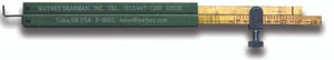 Mathey Dearman Fit-Up Q.C. Welder's Gauge for pipe measuring, inspection; green tool with yellow ruler. WeldingMart pack of 10.