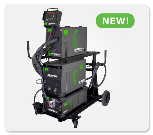 MK CobraMig 350P Pulse Aluminum Push-Pull MIG Welder Package